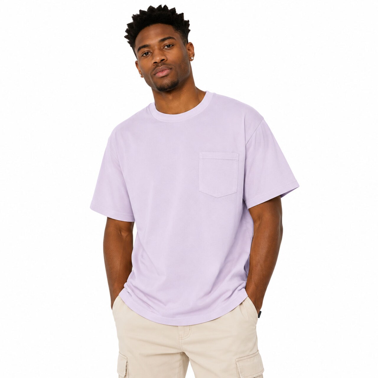 Comfort Colors Unisex Garment Dyed Heavyweight Crewneck Pocket T-Shirt